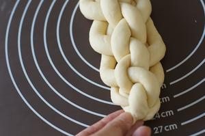编织系列～六股麻花辫面包的做法 步骤15