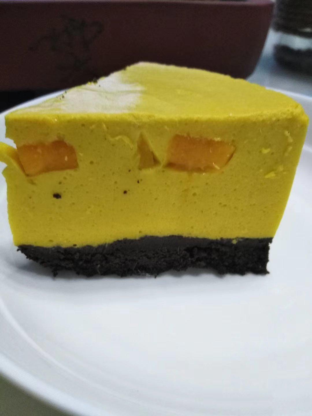 一次就成功低卡版芒果酸奶慕斯蛋糕