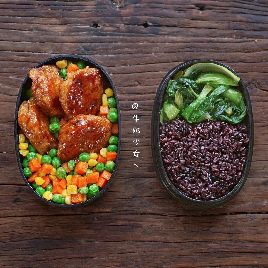 快手懒人鸡肉便当🍱的做法