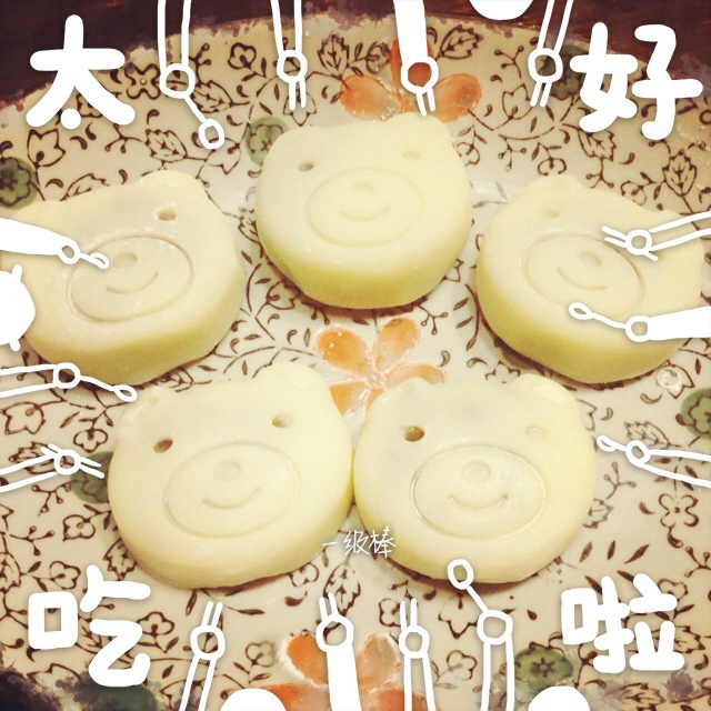 传说中的大班冰皮月饼 终于能尝到啦～