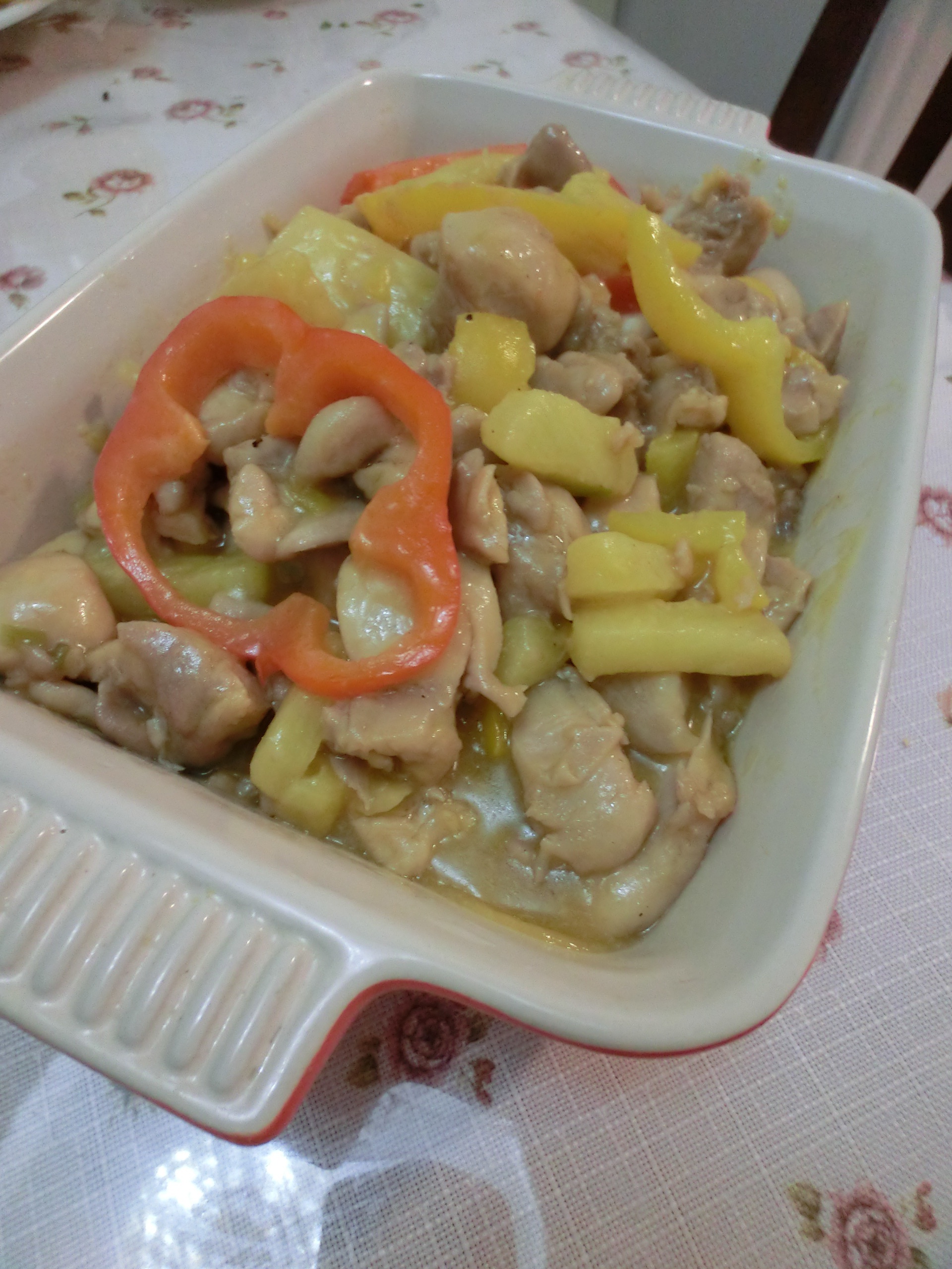 浓香菠萝鸡块