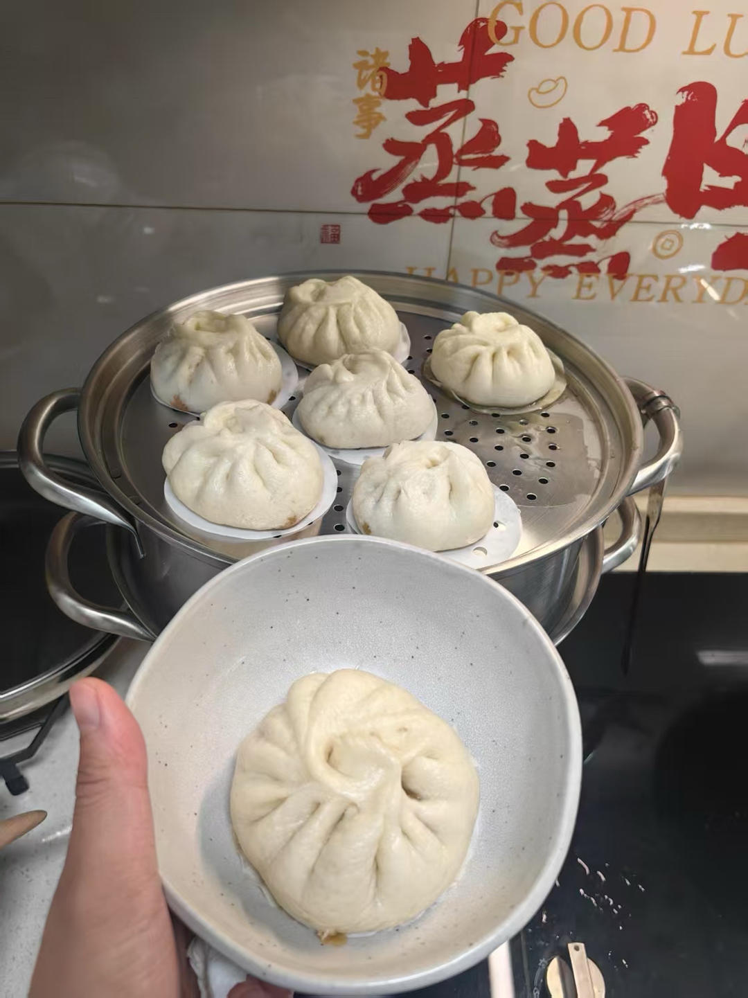 松软好吃的包子皮
