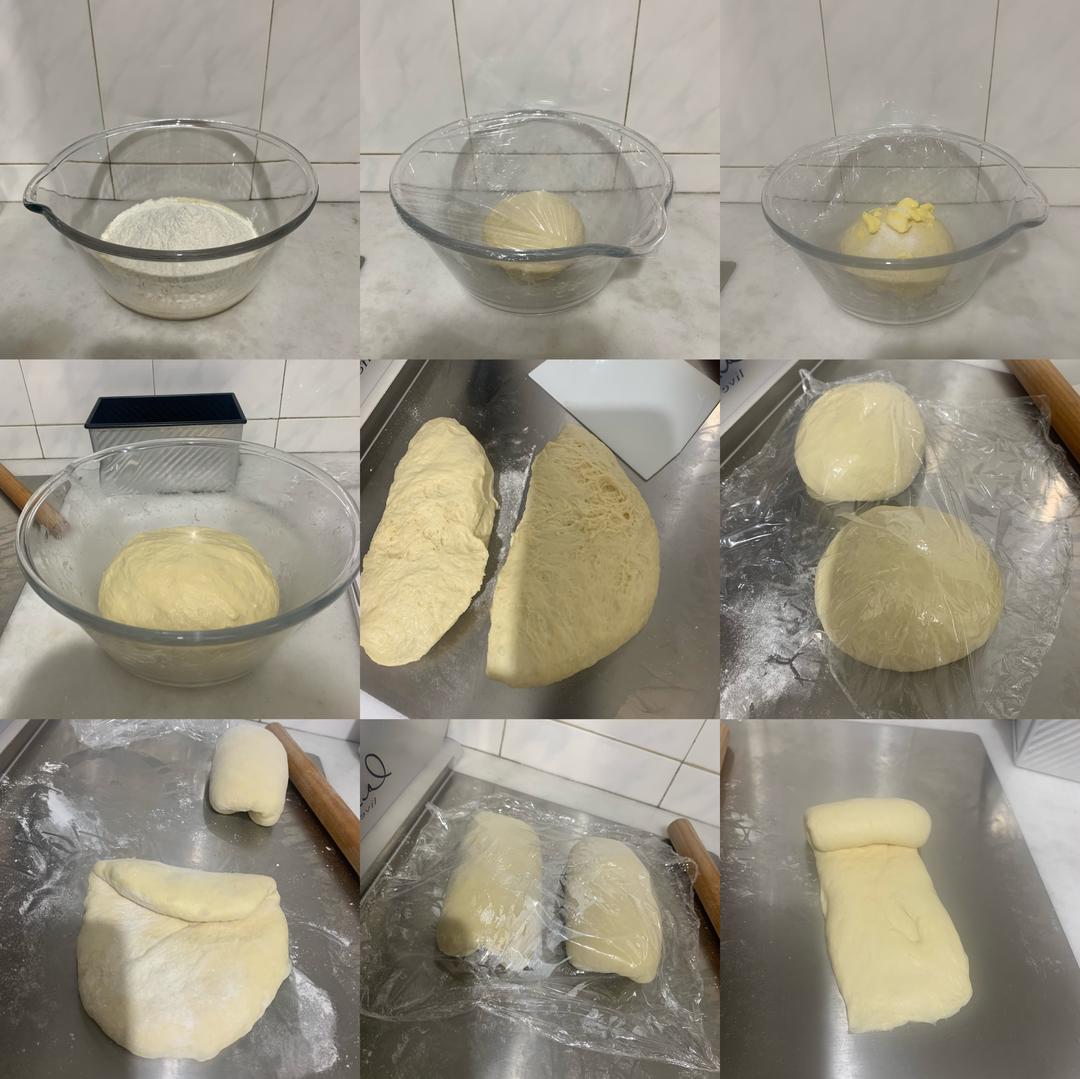 纯奶手撕吐司的做法 步骤1