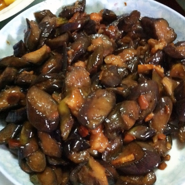 酱爆肉末茄子