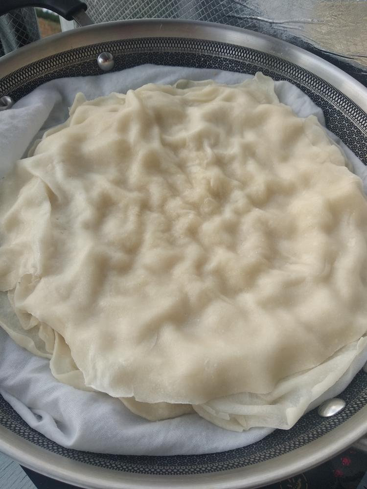 软乎乎香喷喷的水烙饼