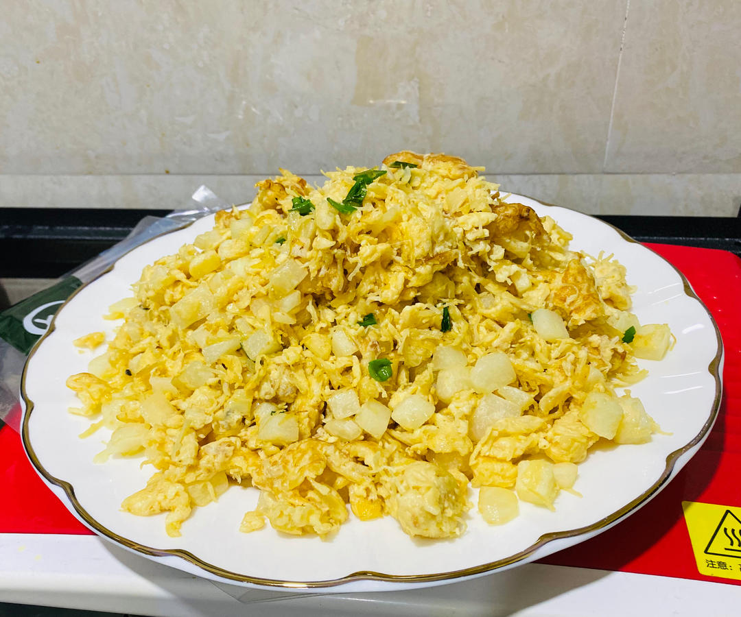 干贝丝炒蛋