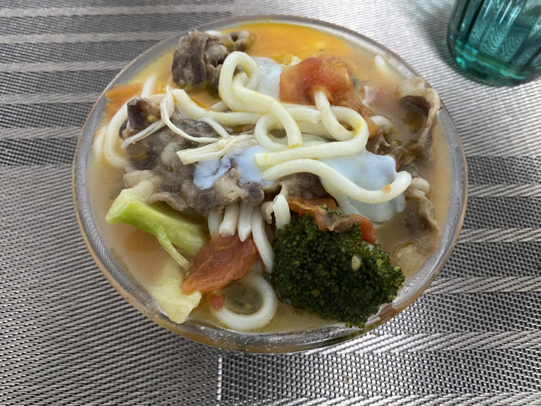 番茄肥牛乌冬面
