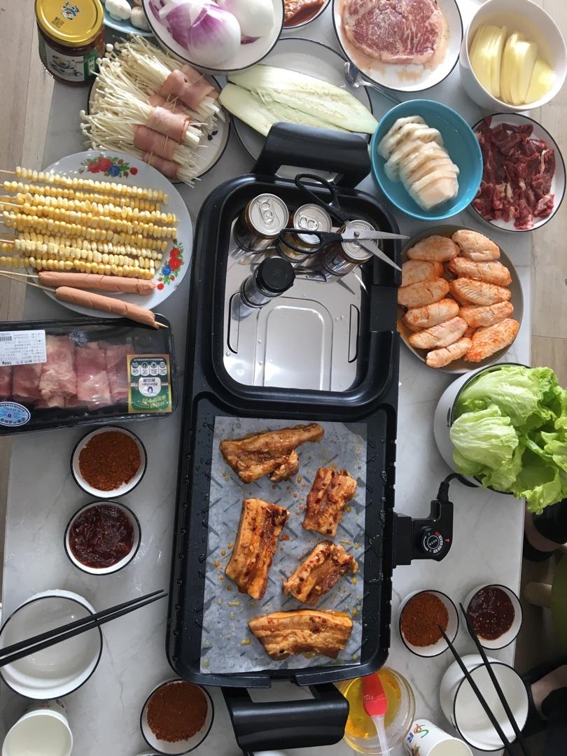 在家烤肉