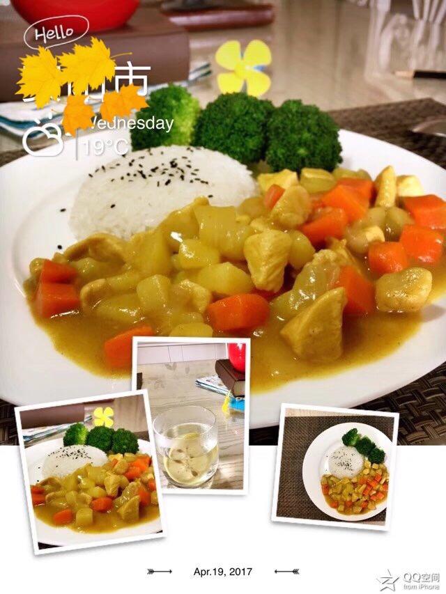 咖喱鸡肉饭
