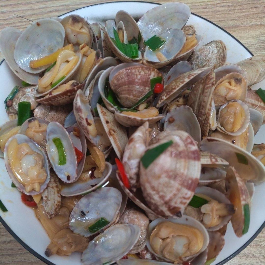 5分钟快手菜❗️秒杀路边摊爆炒花甲～好吃到爆