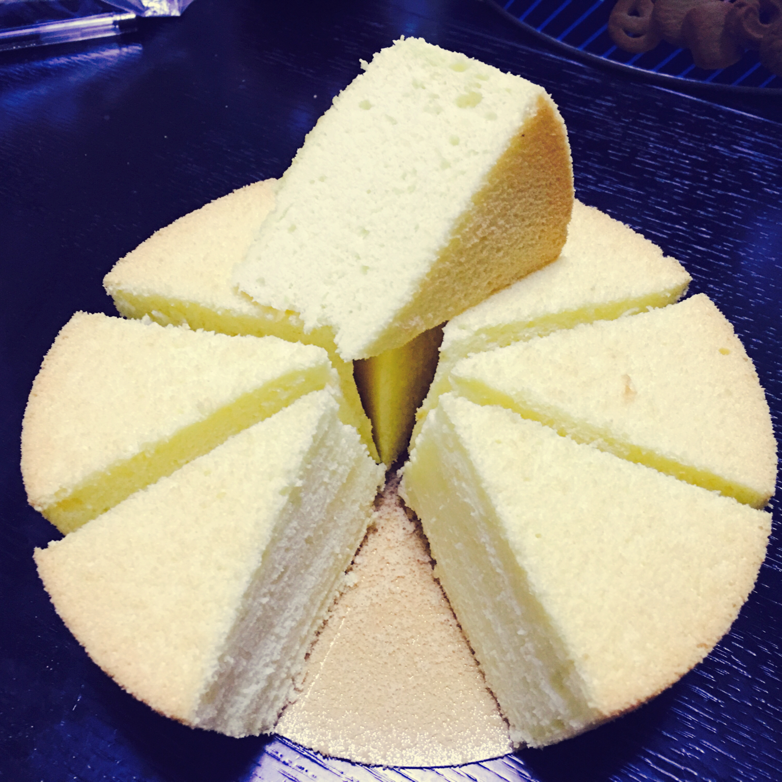 6寸原味戚风蛋糕