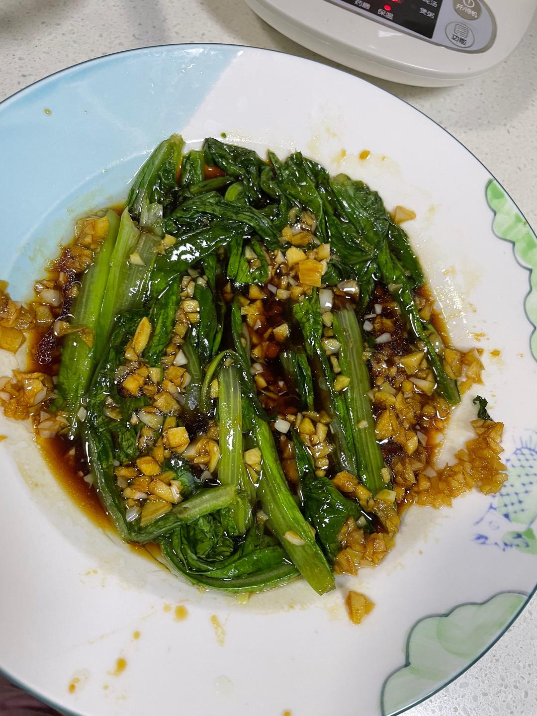 油淋蒜蓉油麦菜