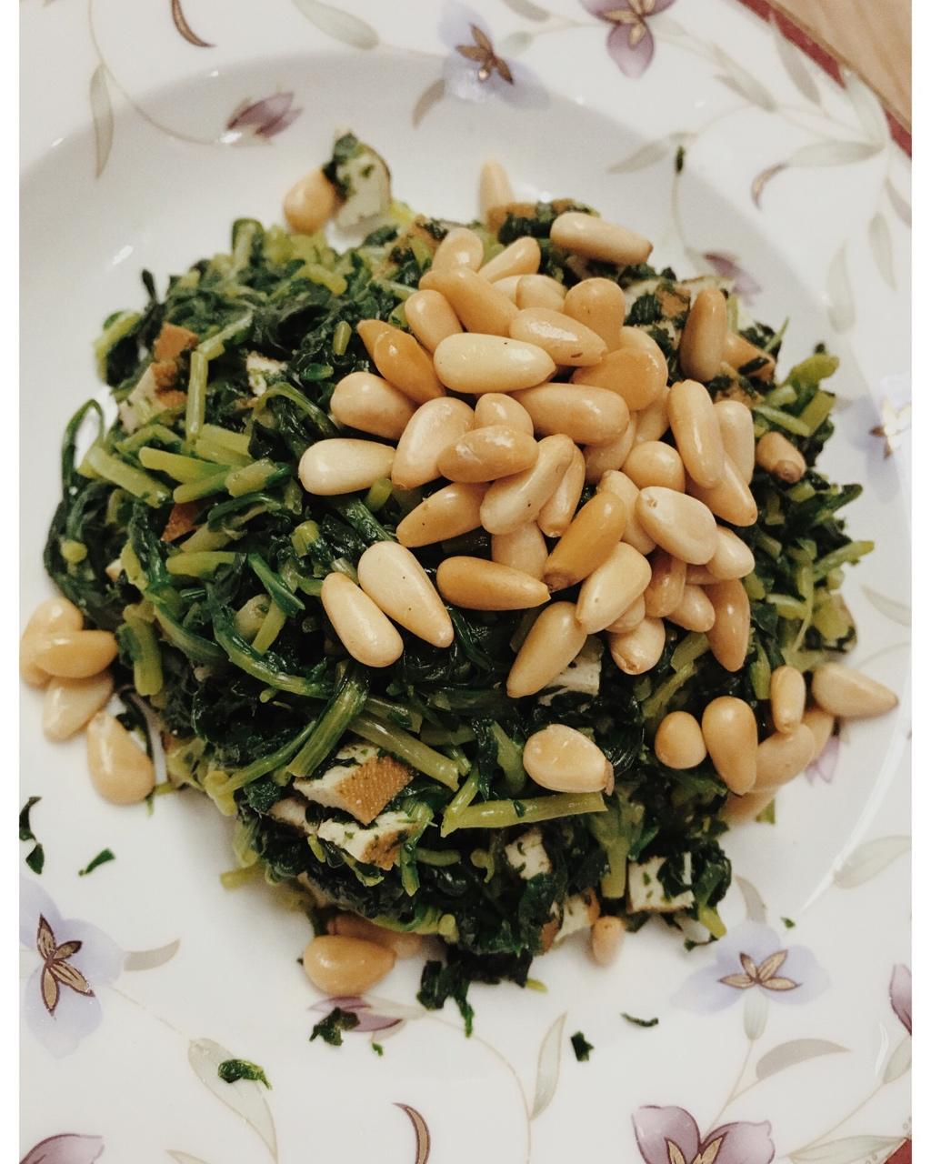 江南春天之马兰头拌香干