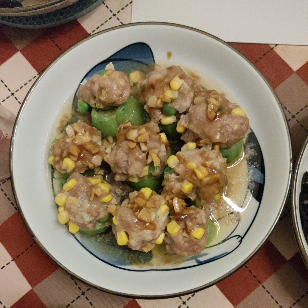 丝瓜酿肉丸