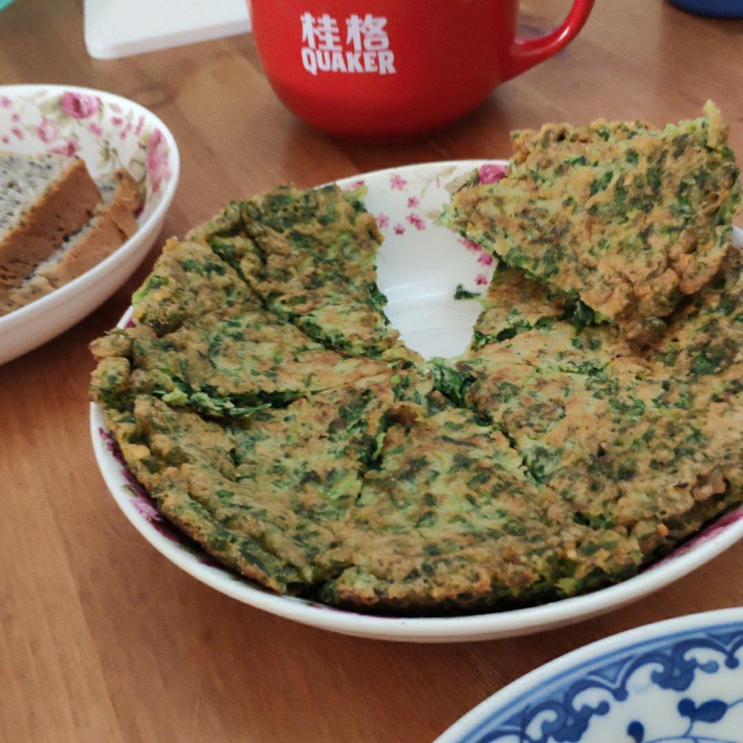 低脂菠菜蛋饼