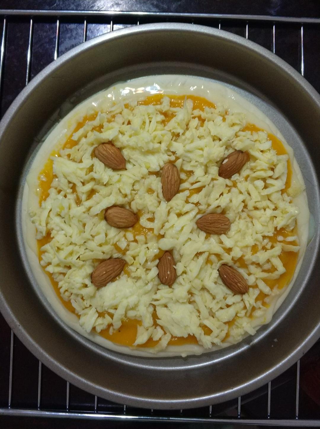 双重芝士南瓜披萨