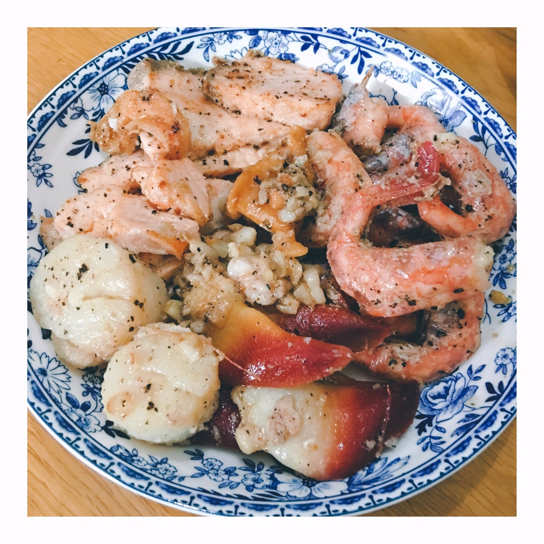 香煎三文鱼
