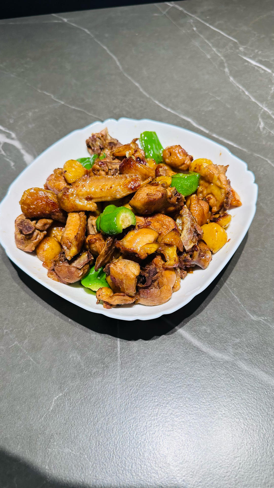 板栗烧鸡块
