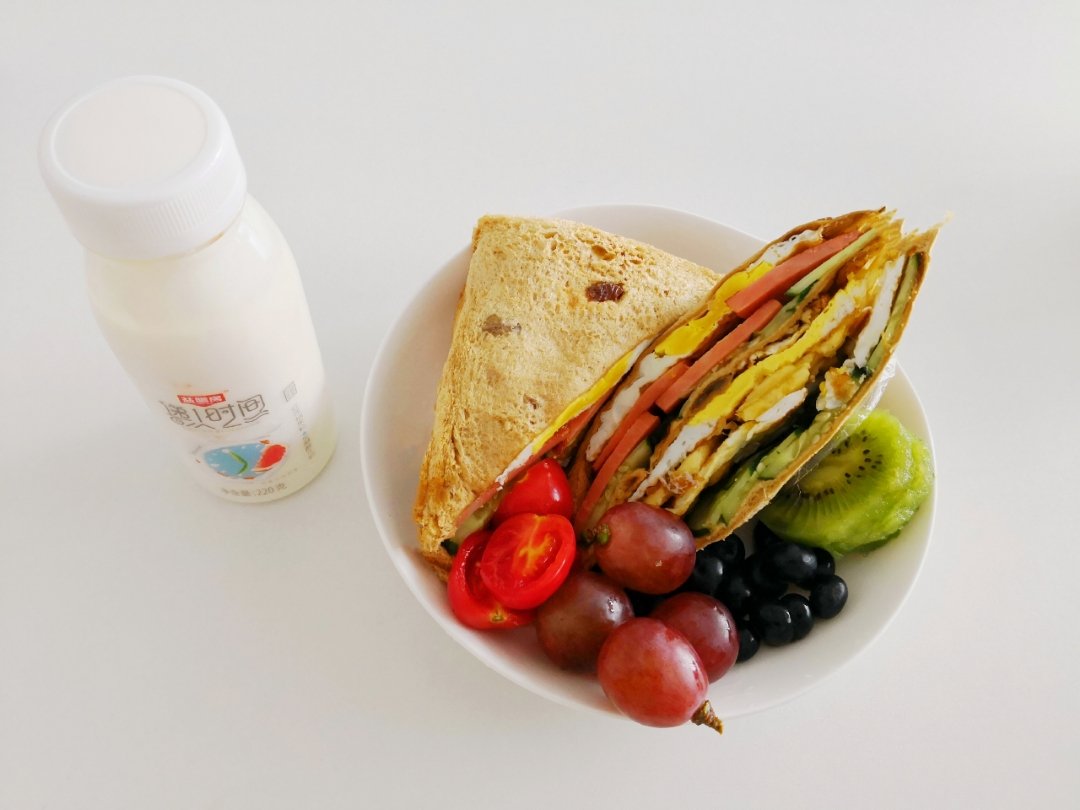 早餐•减脂营养简单三明治