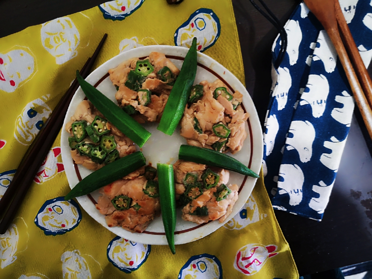 秋葵雞肉餅 —【创意清料】的做法
