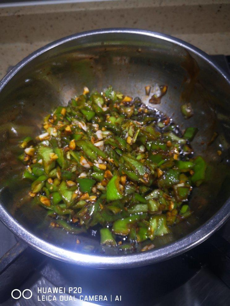 汤粉伴侣——腌制青辣椒碎