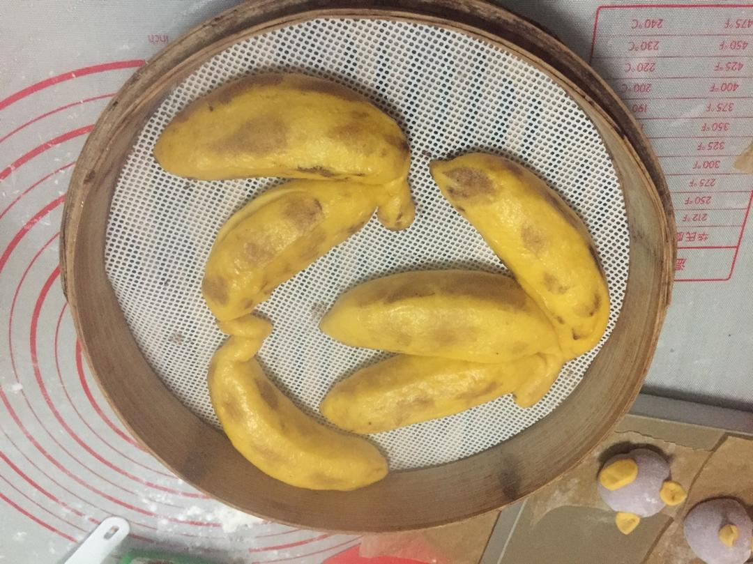 卡通馒头-象形香蕉馒头