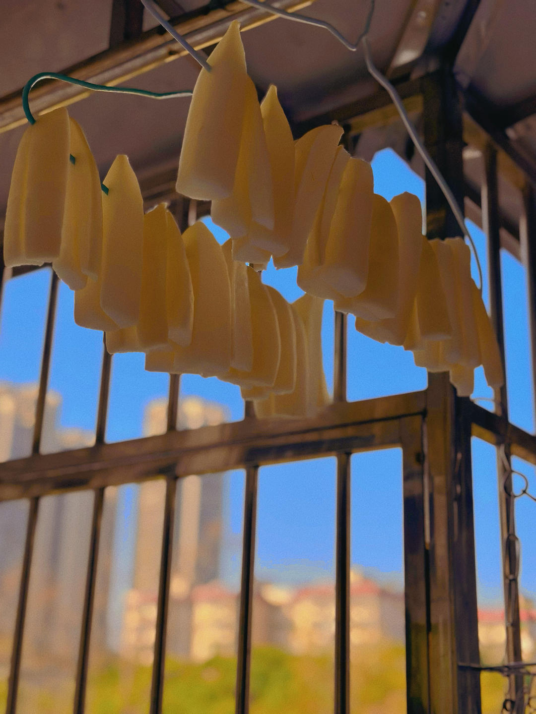 晒萝卜干（有点甜的萝卜干）