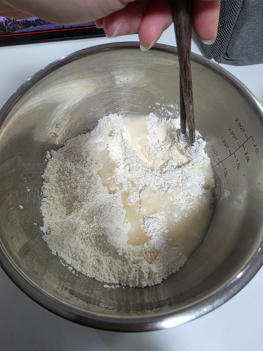 纯奶手撕吐司的做法 步骤1