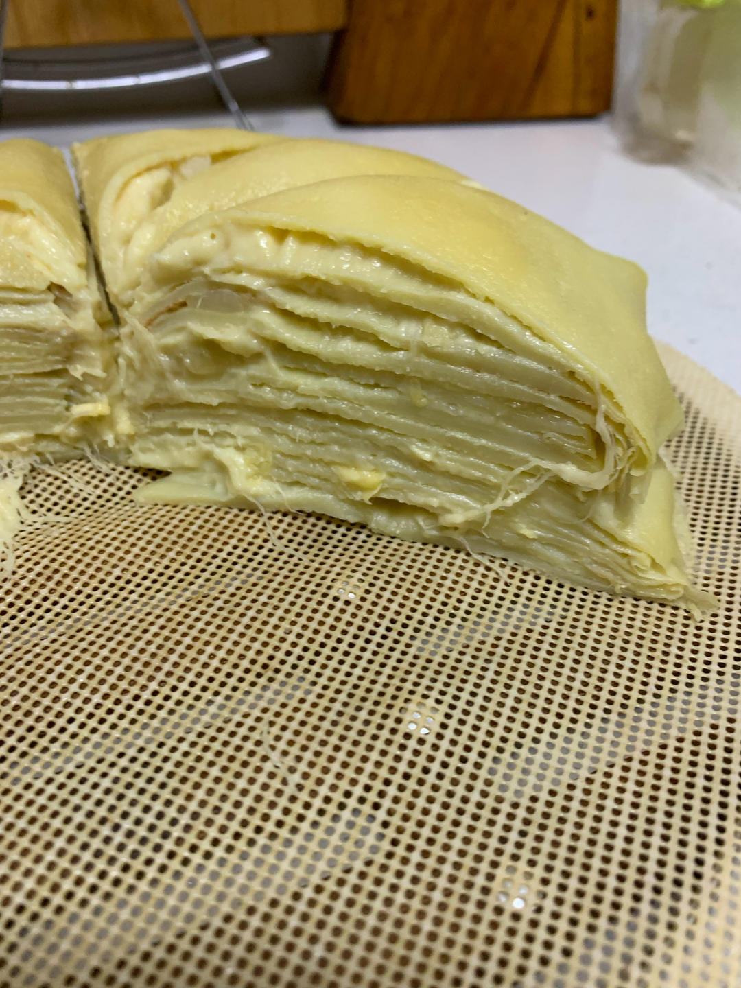 榴莲千层（超软糯蛋皮配方٩( ᐛ )و