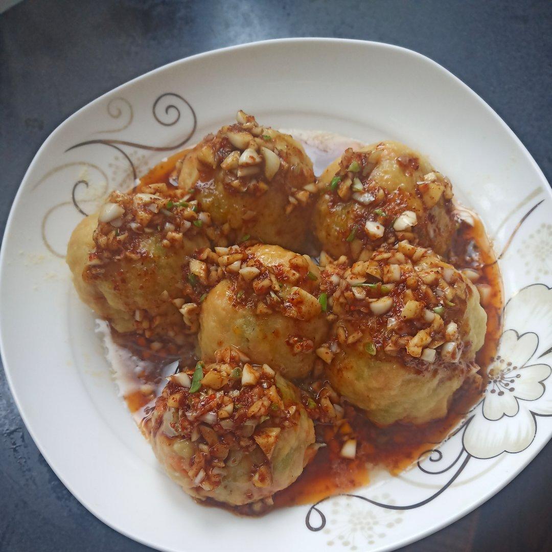 饱腹营养巨好吃，减脂期必学，蒸包菜团