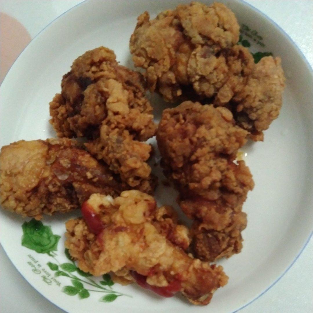 脆皮炸鸡腿（家庭简易版）