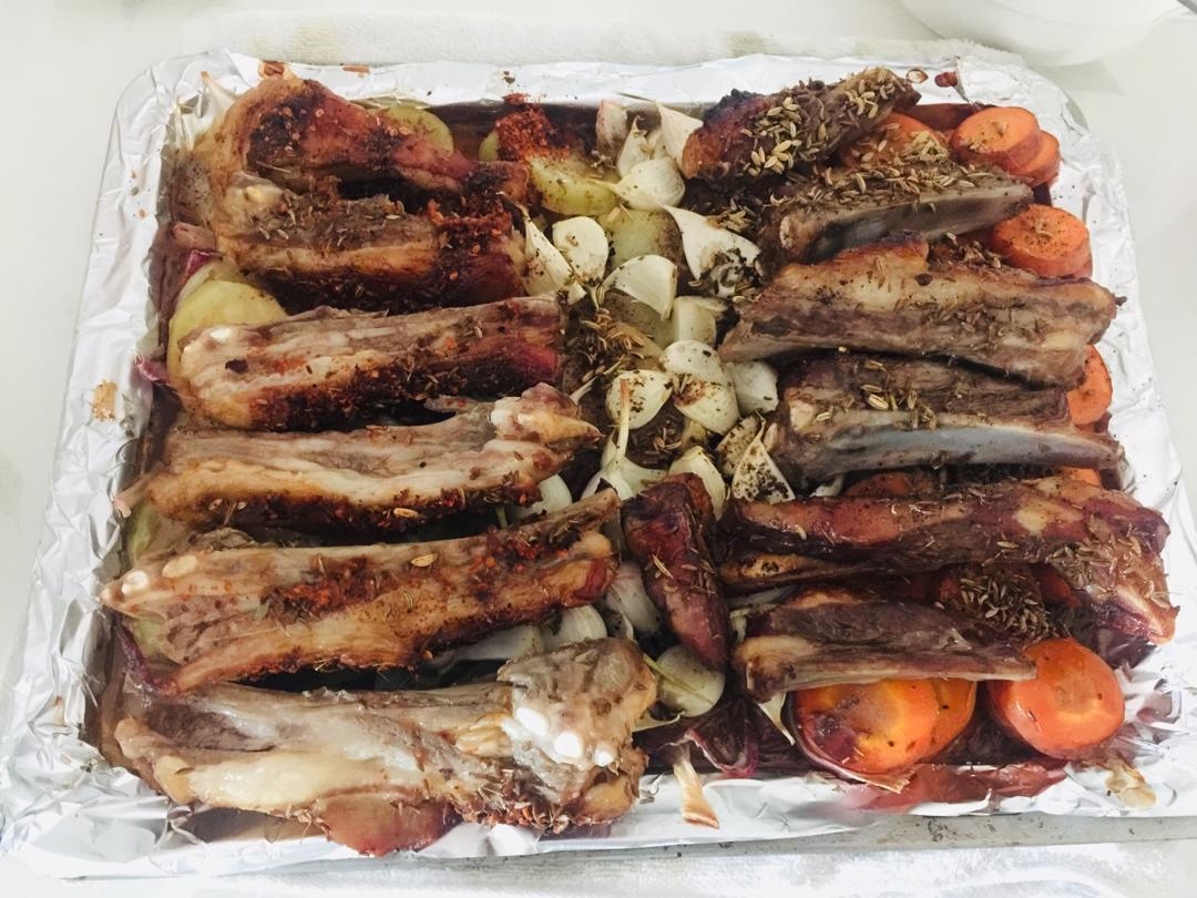 最简单的家庭版烤羊排