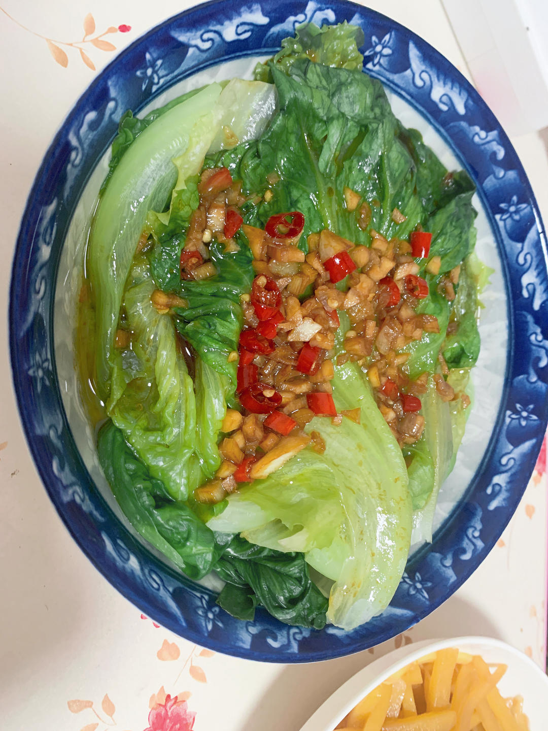 5分钟搞定爆好吃耗油生菜，减肥餐必备菜谱