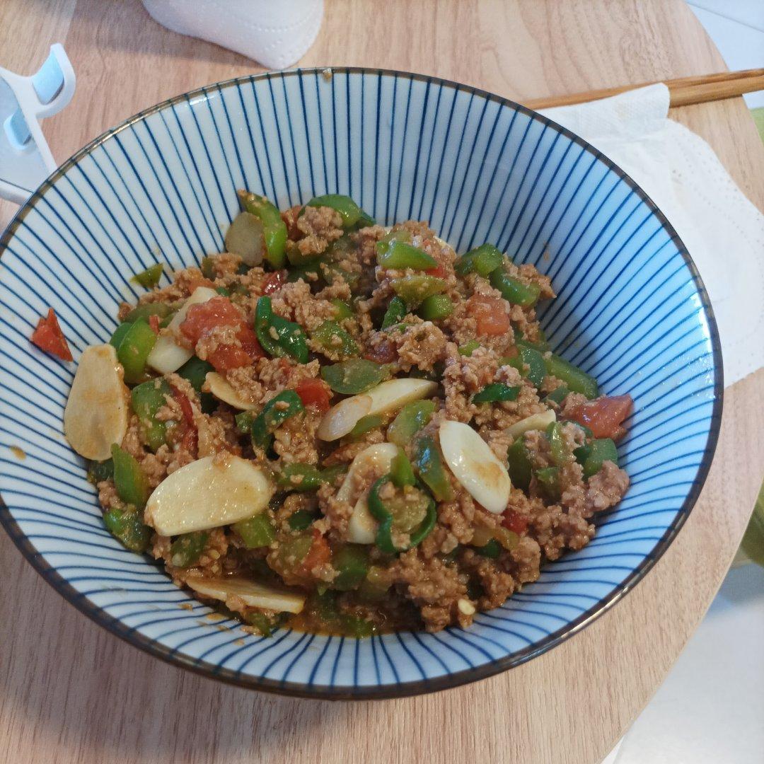 干饭神器 辣椒炒肉沫