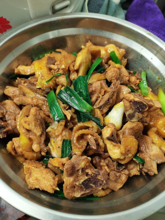 做的生炒土鸡肉