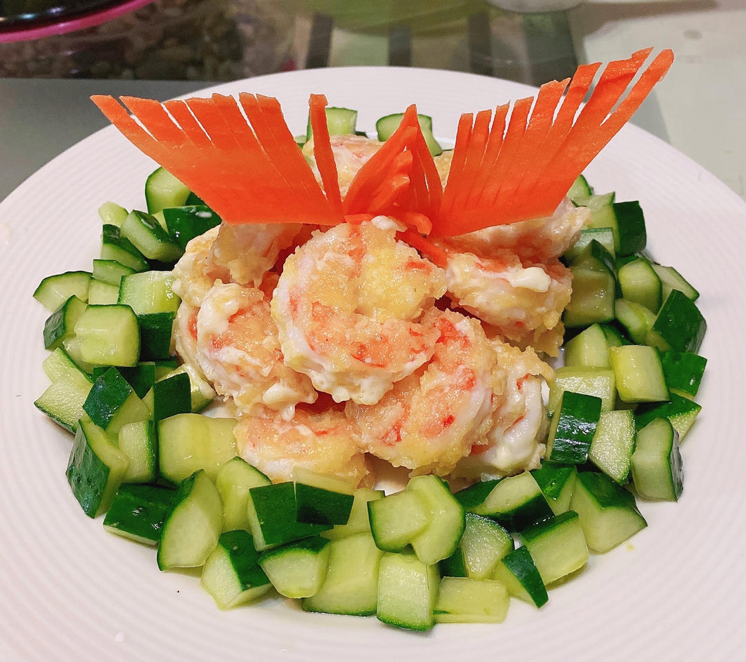 柏悦平替版芥末虾球