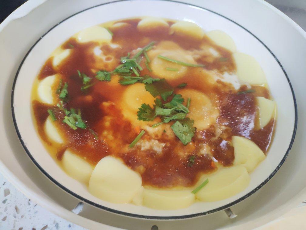 日本豆腐蒸肉蛋