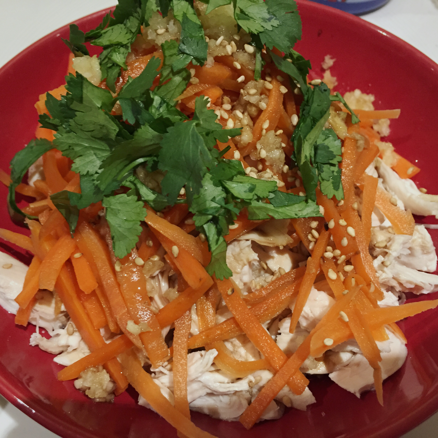 减脂健身｜凉拌手撕鸡丝（香辣&麻油版）