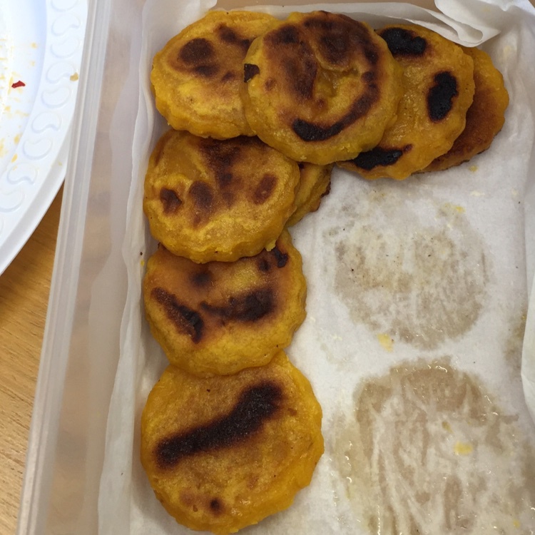 香煎南瓜饼