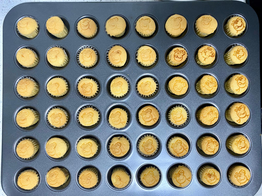 视频👶一口一个｜超可爱｜原味｜mini宝宝小蛋糕｜48连24连通用