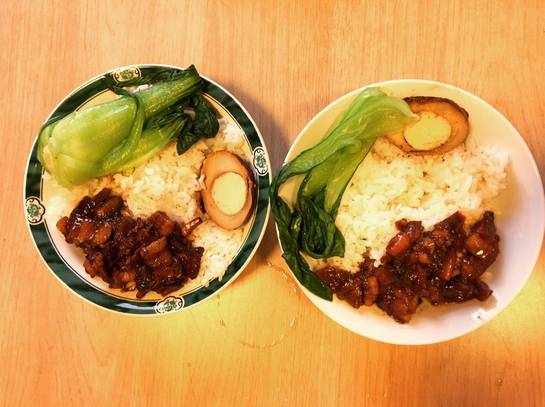洋葱酥卤肉饭
