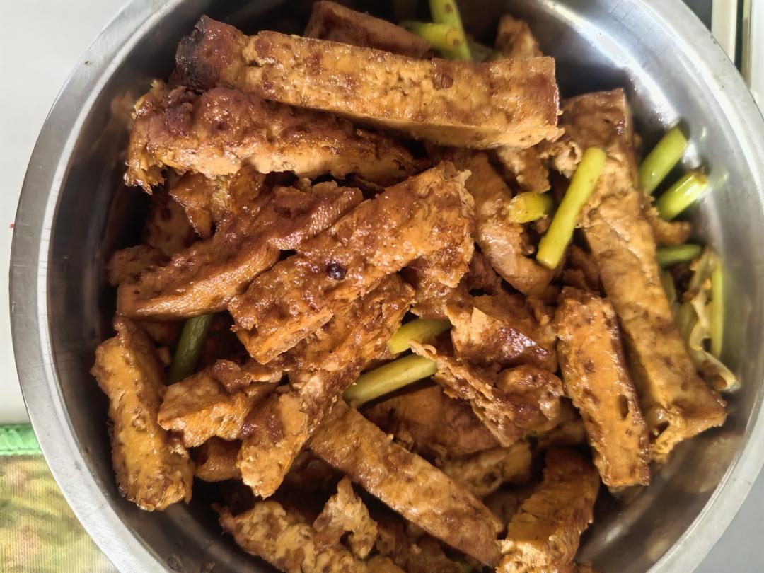 葱烧豆腐