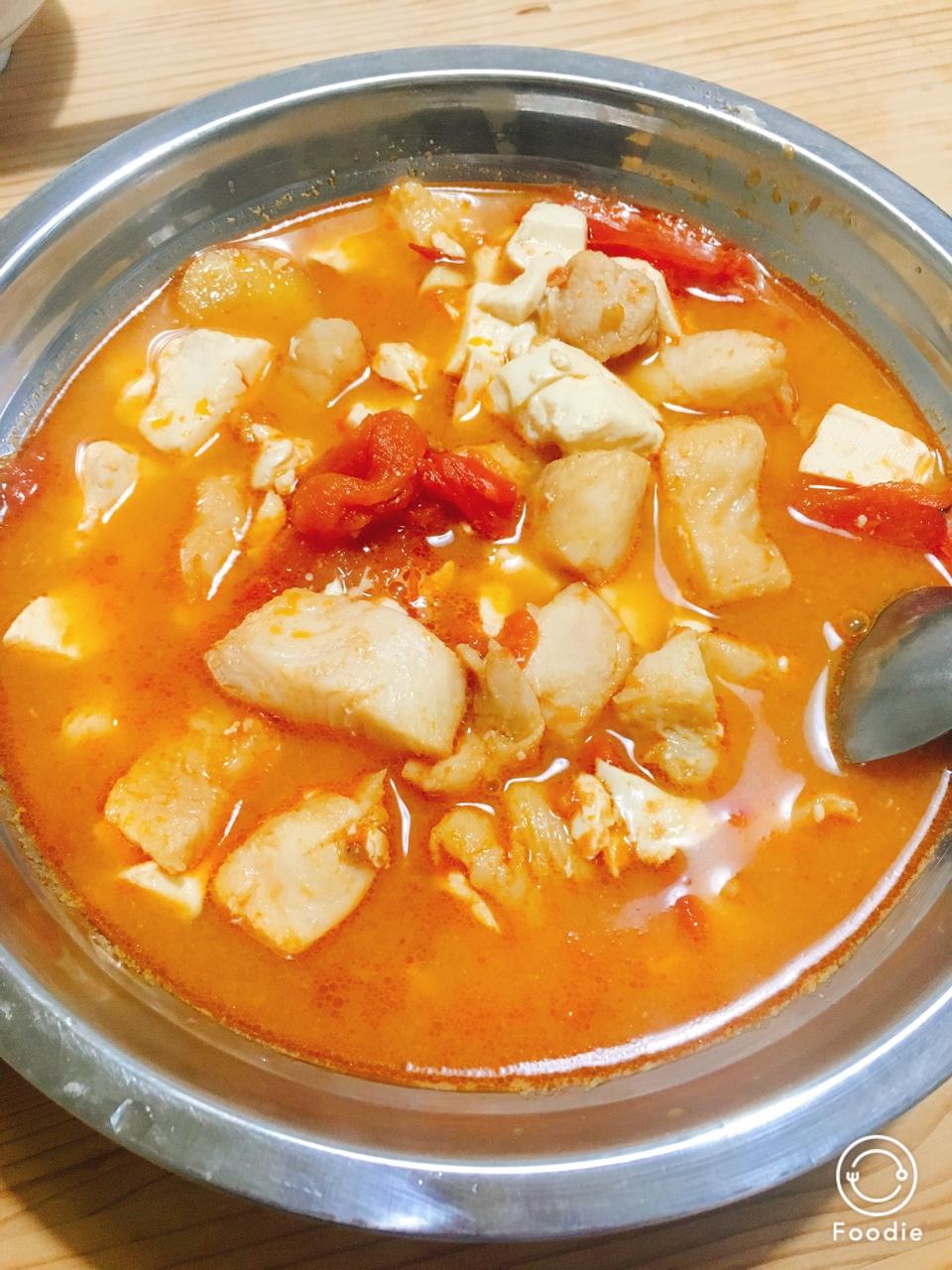 龙利鱼豆腐煲