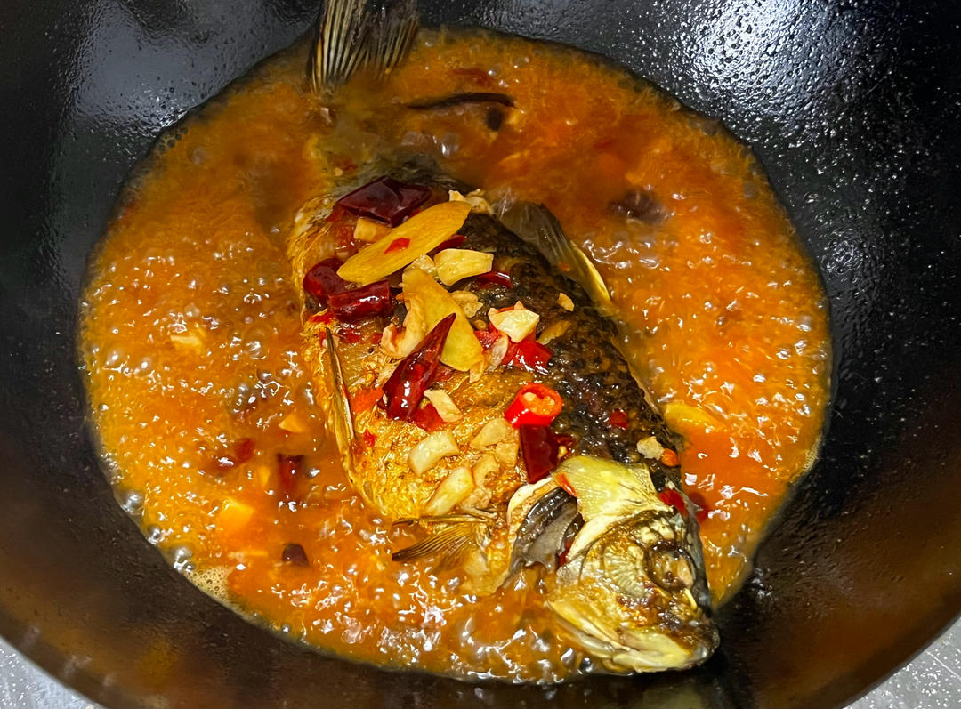 红烧鲫鱼