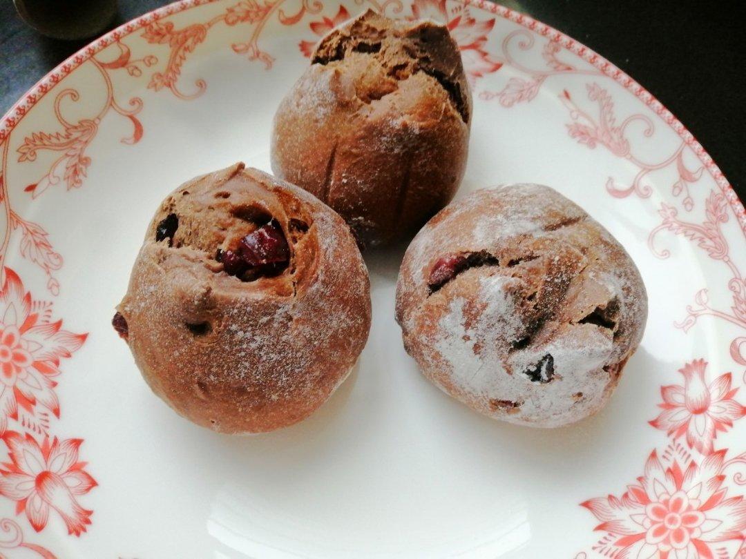 可可蔓越梅软欧~天然酵种(波兰种)