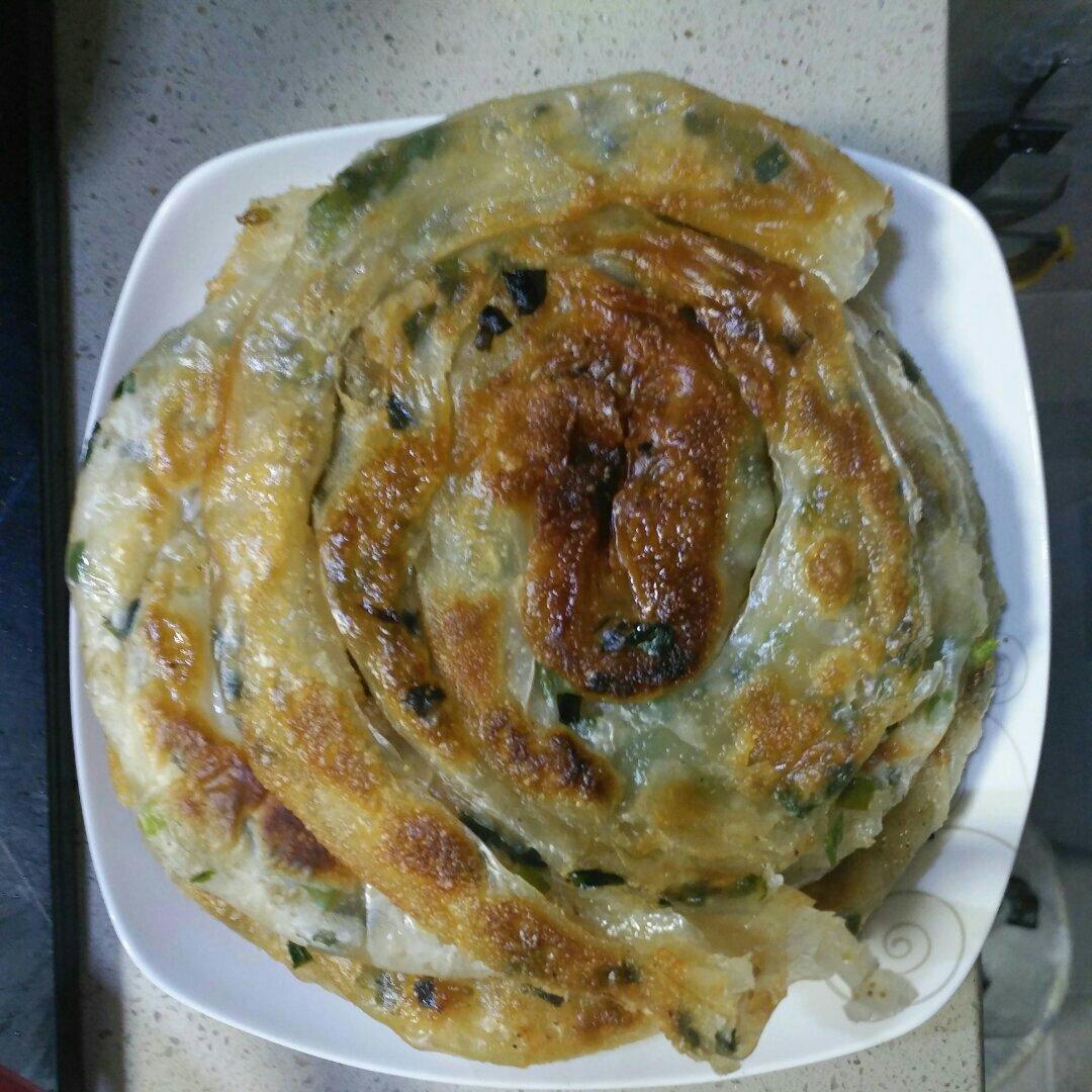 超快手饺子皮版葱油饼