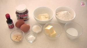 Nutella Swirl Cake﹡能多益巧克力榛子醬漩渦蛋糕的做法 步骤1