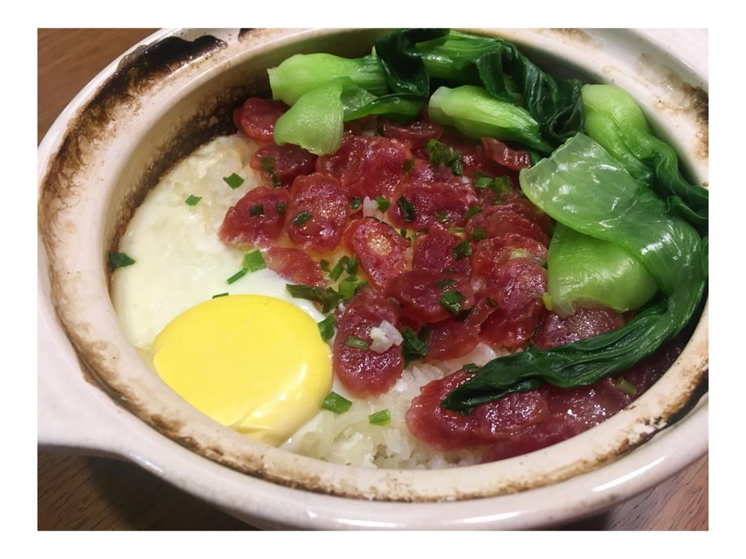 香肠煲仔饭