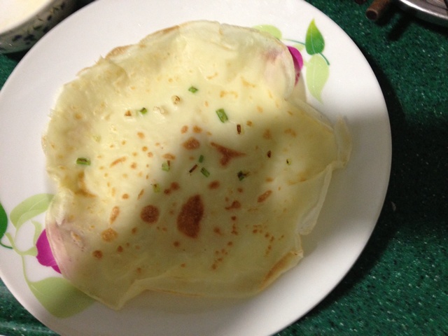 韭菜鸡蛋煎饼
