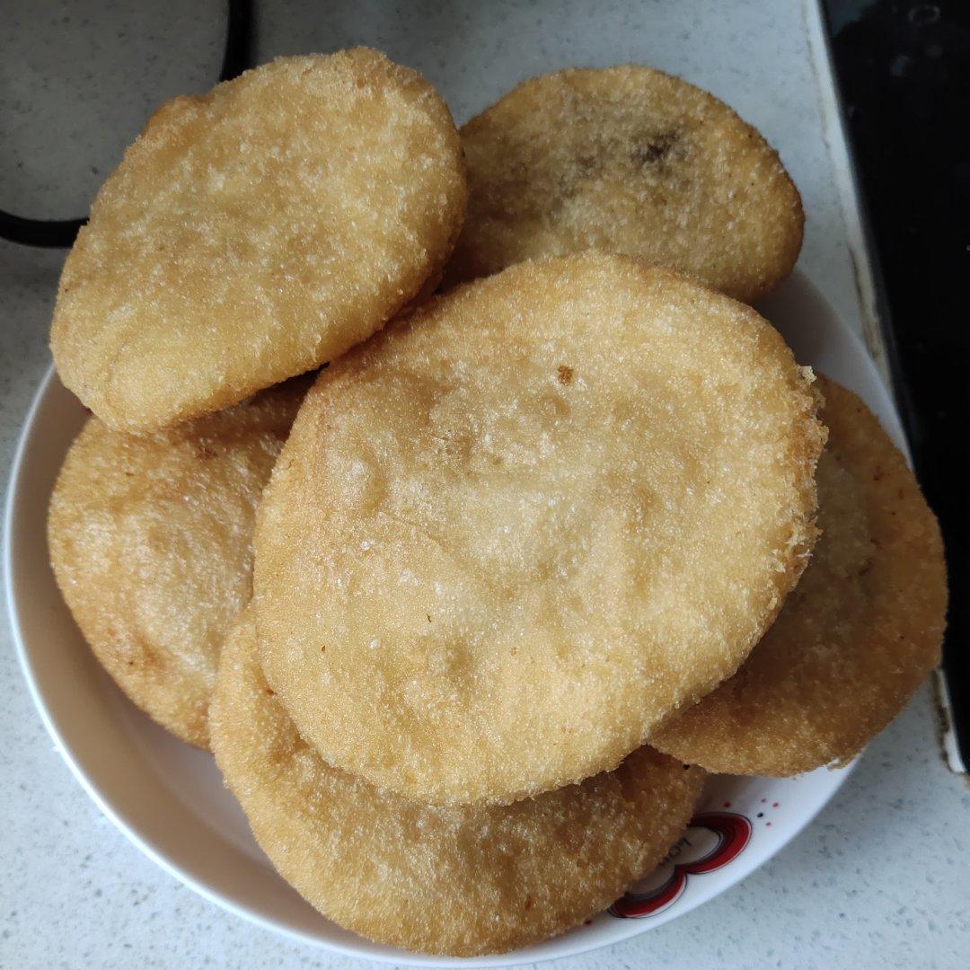 东北油炸糕（糯米粉豆沙馅儿）不翻车很简单